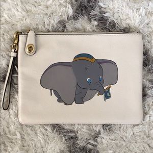 NEW Authentic Disney x Coach Dumbo Pouch
